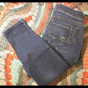 Aiko Super Skinny Silver Jeans